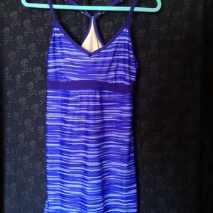 Athleta blue racerback dress
